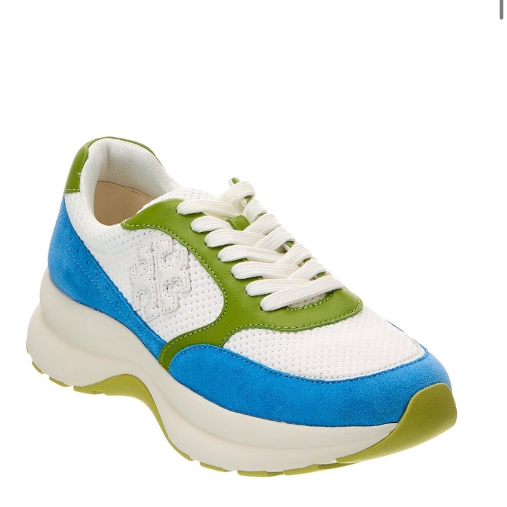 Tory Burch Women's Blue and Green Sneakers